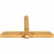 Ekena Millwork Eugene Rough Sawn Timber Gable Bracket, Western Red Cedar, 72"W x 39"H x 6"D x 6"F, 13/12 Pitch GBW072X39X0606EUG00RWR - alternate 3